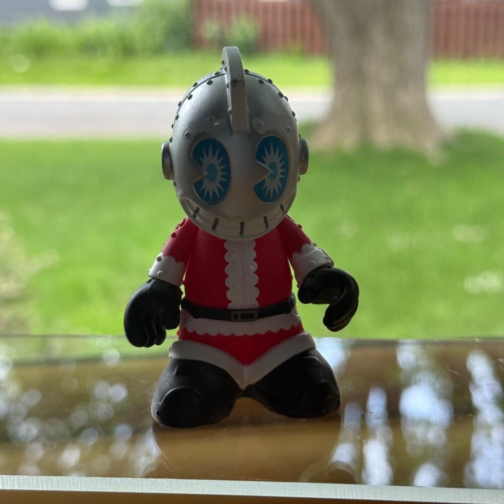 Kidrobot Bots Mini Series Ho Ho Ho Edition Toy Robot Action Figure